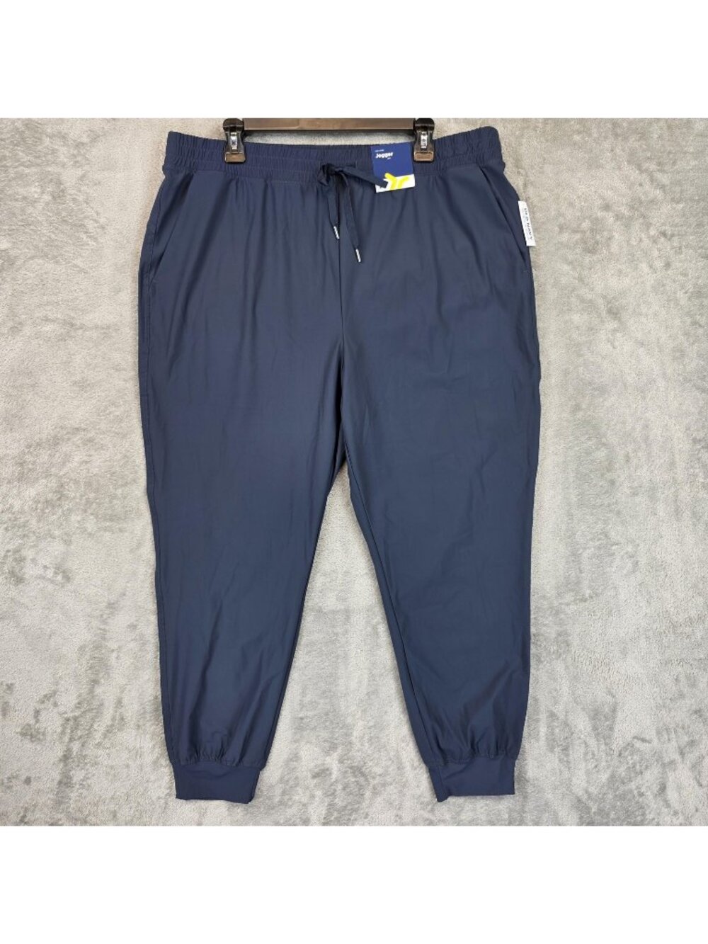 Old Navy Jogger Pants Womens XL Blue Go-Dry High Rise Quick Dry Stretch Gym